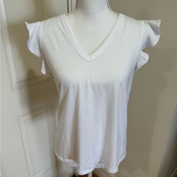 LOFT Flutter Sleeve Tee - Picture 2 of 8